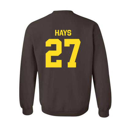Western Michigan - NCAA Football : JR Hays - Classic Shersey Crewneck Sweatshirt-1