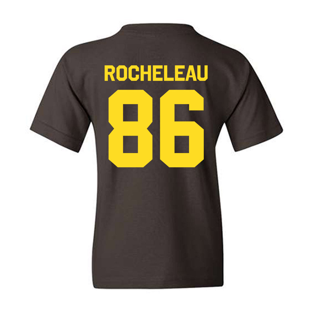 Western Michigan - NCAA Football : Ryan Rocheleau - Classic Shersey Youth T-Shirt-1