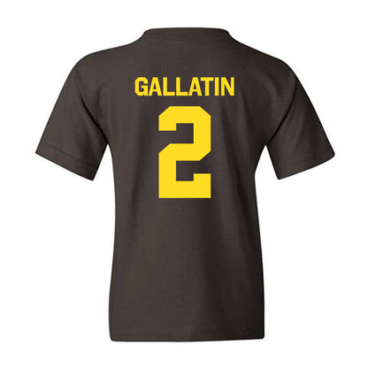 Western Michigan - NCAA Men's Ice Hockey : Grady Gallatin - Classic Shersey Youth T-Shirt-1