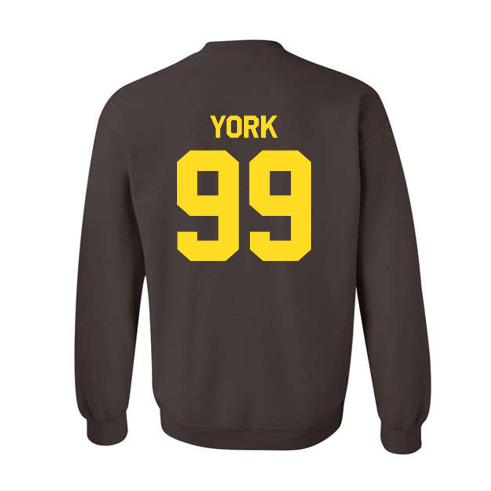 Western Michigan - NCAA Baseball : Chris York - Classic Shersey Crewneck Sweatshirt-1