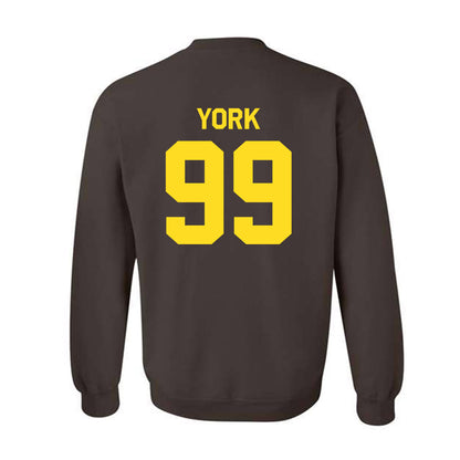 Western Michigan - NCAA Baseball : Chris York - Classic Shersey Crewneck Sweatshirt-1