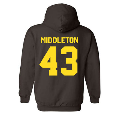 Western Michigan - NCAA Baseball : Cooper Middleton - Classic Shersey Hooded Sweatshirt-1