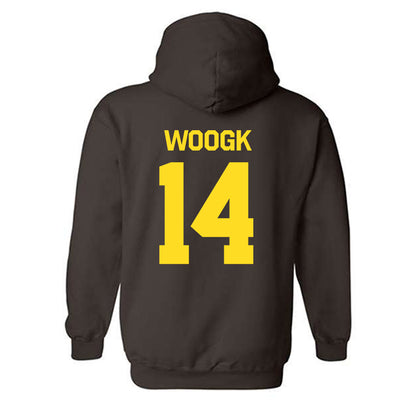 Western Michigan - NCAA Men's Ice Hockey : Colby Woogk - Classic Shersey Hooded Sweatshirt-1