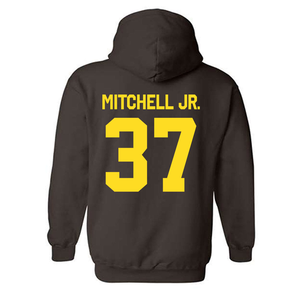 Western Michigan - NCAA Football : Carlos Mitchell Jr. - Classic Shersey Hooded Sweatshirt-1