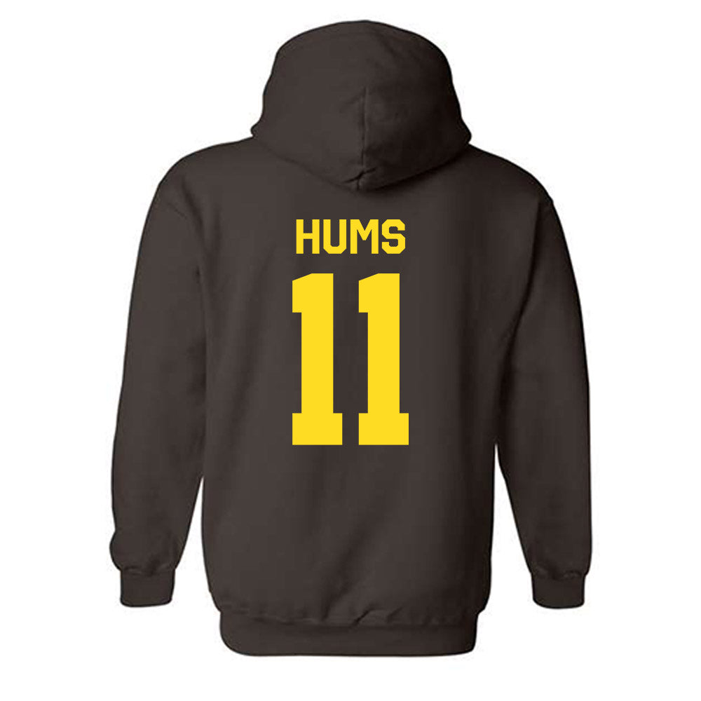 Western Michigan - NCAA Baseball : Cooper Hums - Classic Shersey Hooded Sweatshirt-1
