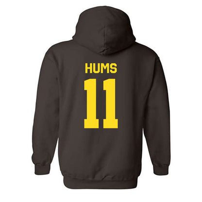 Western Michigan - NCAA Baseball : Cooper Hums - Classic Shersey Hooded Sweatshirt-1