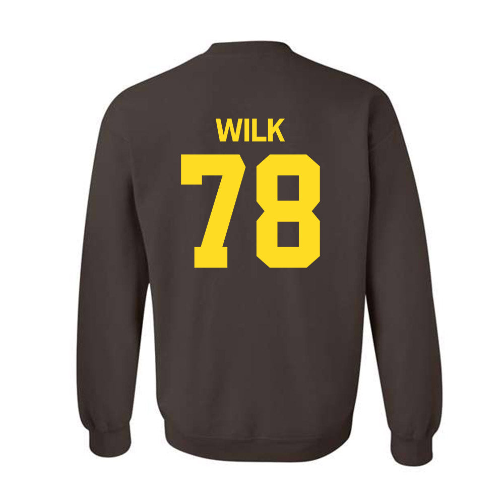 Western Michigan - NCAA Football : Jacob Wilk - Classic Shersey Crewneck Sweatshirt-1