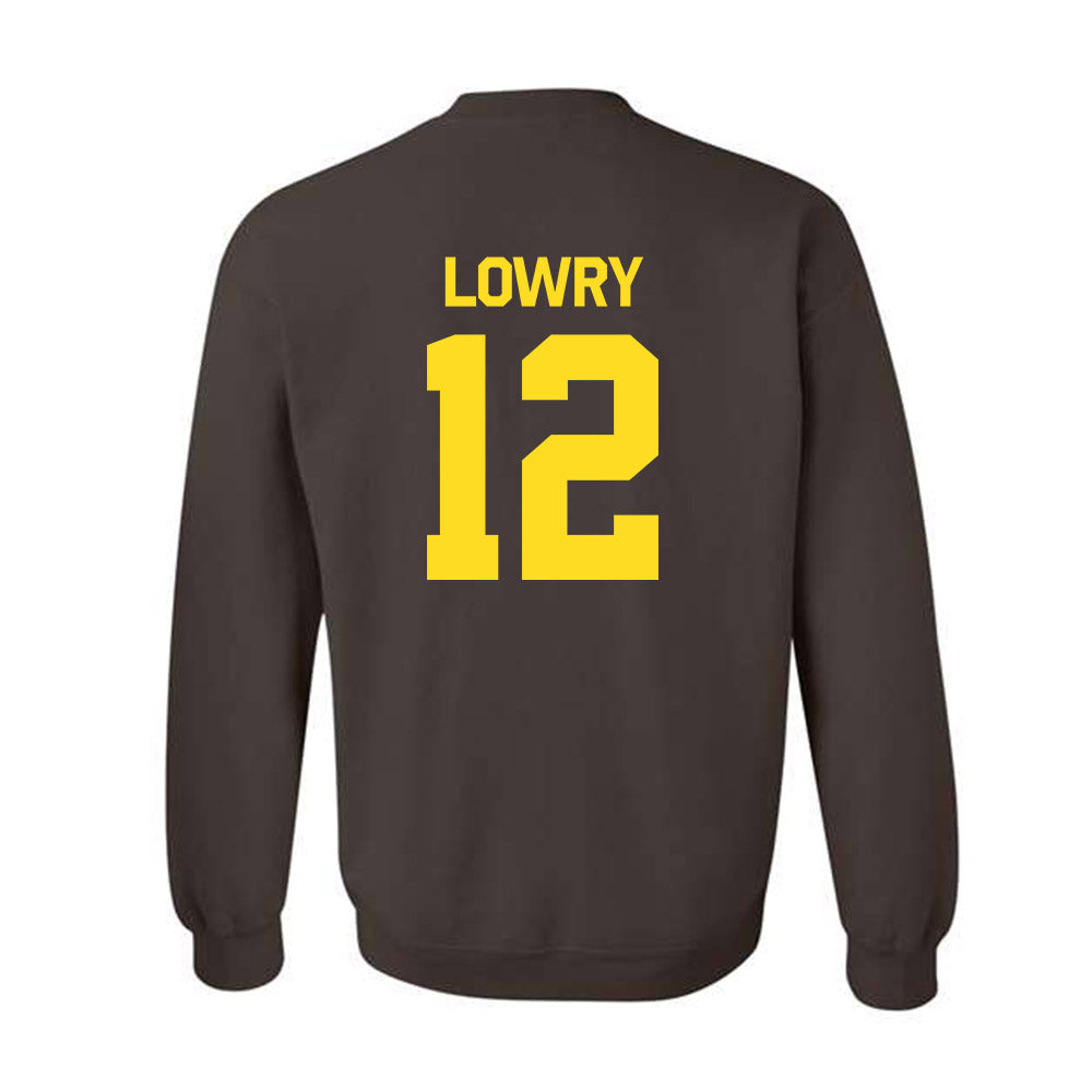 Western Michigan - NCAA Football : Broc Lowry - Classic Shersey Crewneck Sweatshirt-1