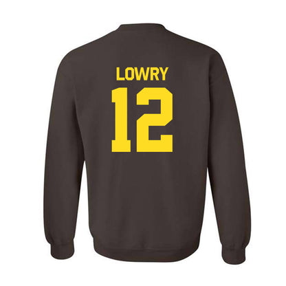 Western Michigan - NCAA Football : Broc Lowry - Classic Shersey Crewneck Sweatshirt-1