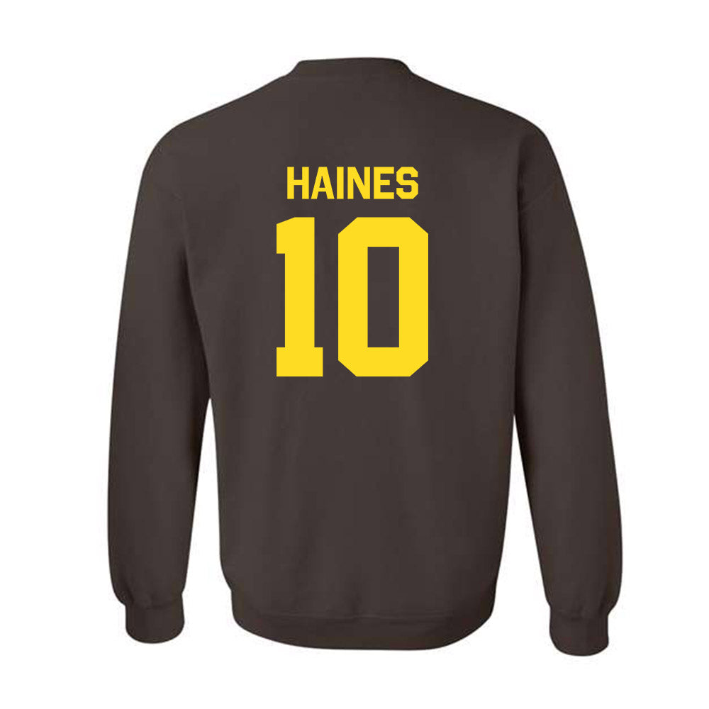 Western Michigan - NCAA Football : Teegan Haines - Classic Shersey Crewneck Sweatshirt-1
