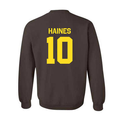 Western Michigan - NCAA Football : Teegan Haines - Classic Shersey Crewneck Sweatshirt-1