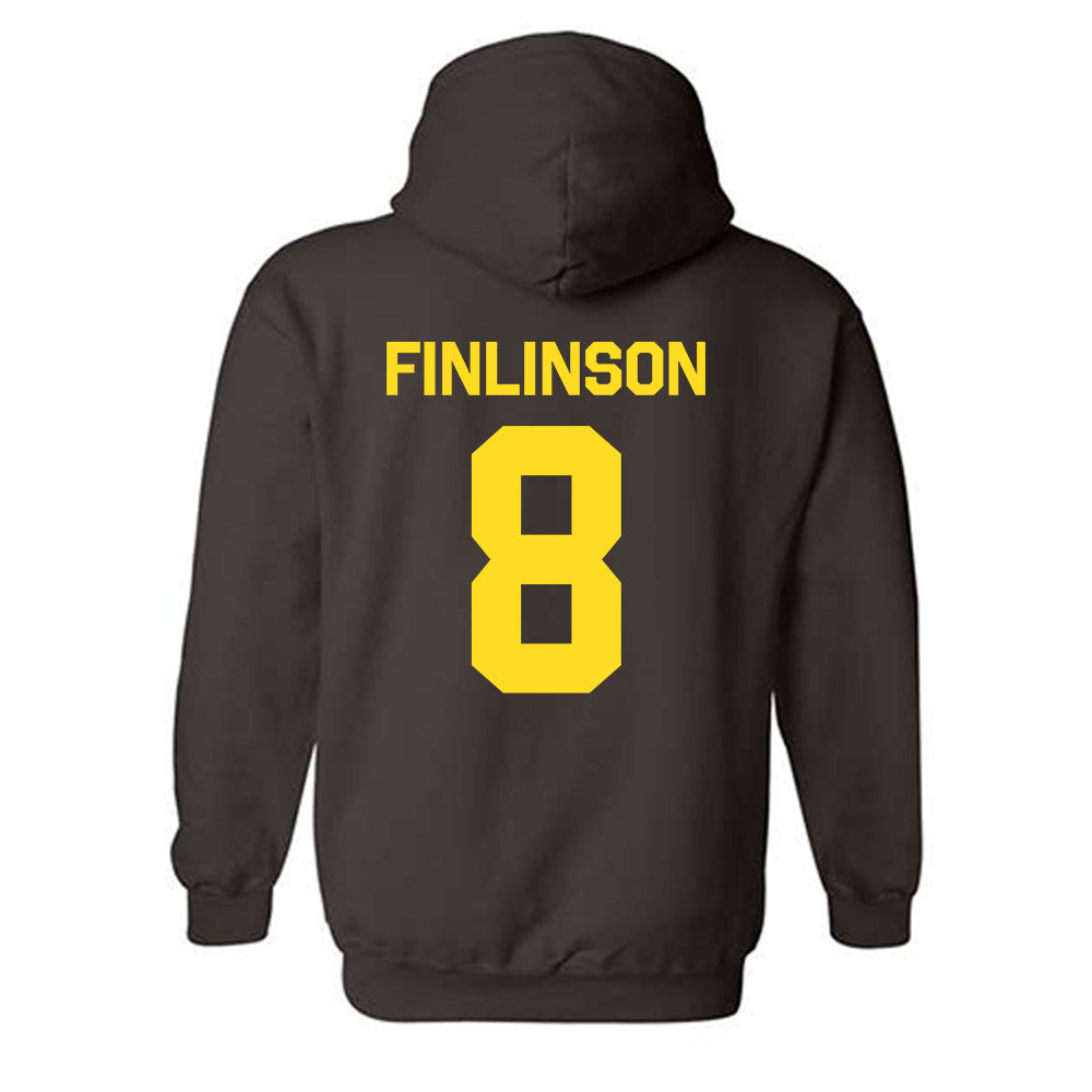 Western Michigan - NCAA Men's Basketball : Isaac Finlinson - Classic Shersey Hooded Sweatshirt-1