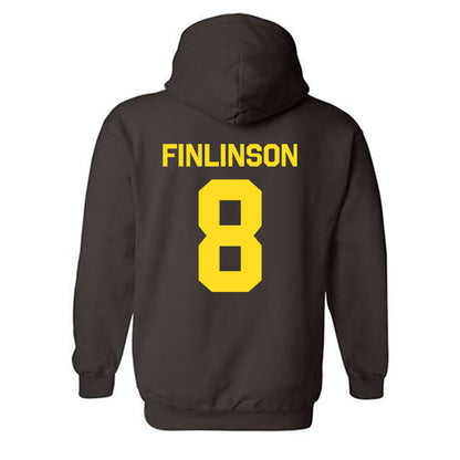 Western Michigan - NCAA Men's Basketball : Isaac Finlinson - Classic Shersey Hooded Sweatshirt-1