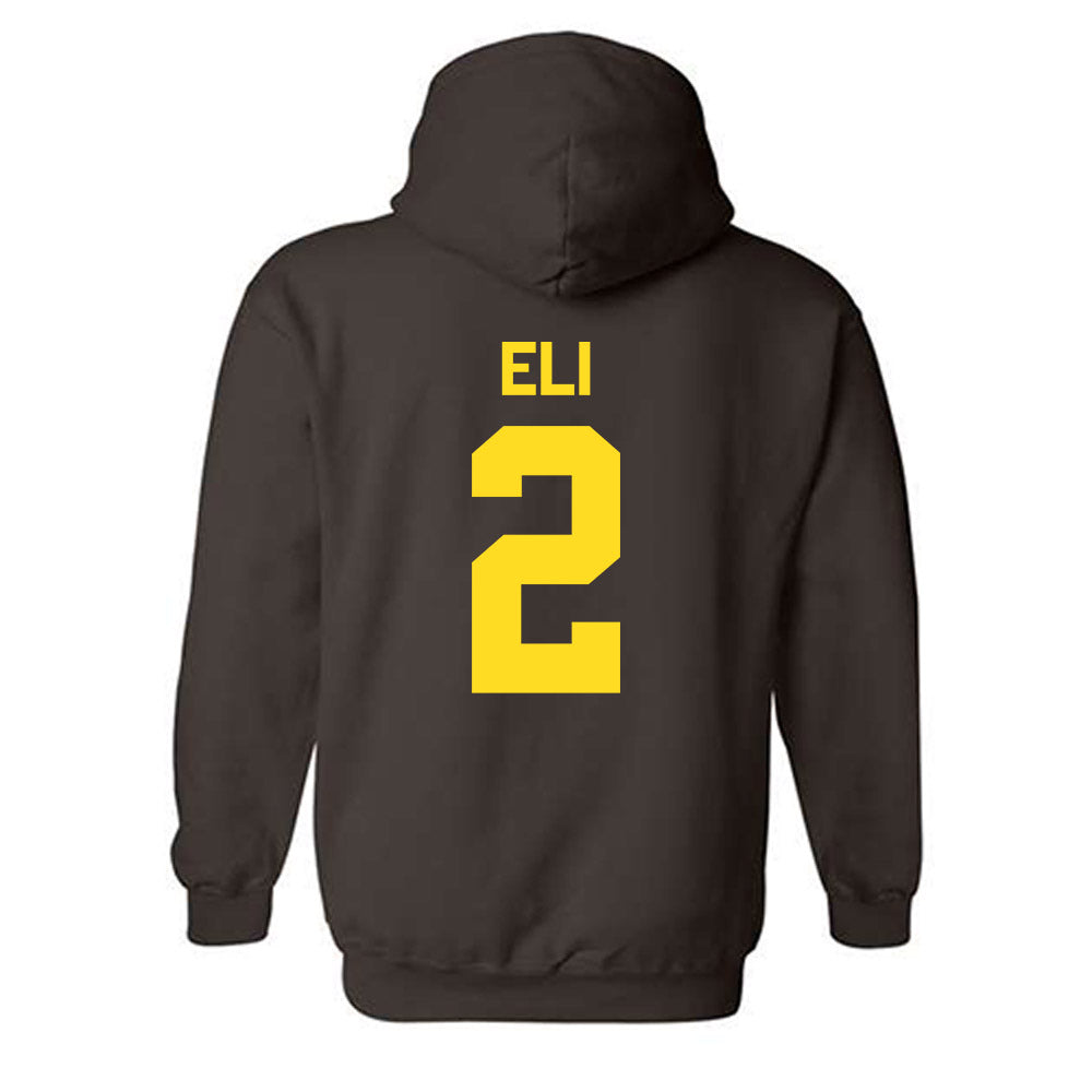 Western Michigan - NCAA Men's Basketball : Joshua Eli - Classic Shersey Hooded Sweatshirt-1