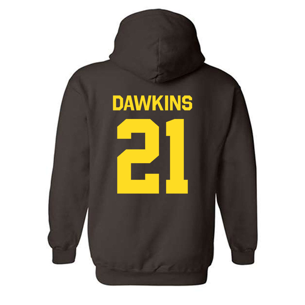 Western Michigan - NCAA Football : Chase Dawkins - Classic Shersey Hooded Sweatshirt-1