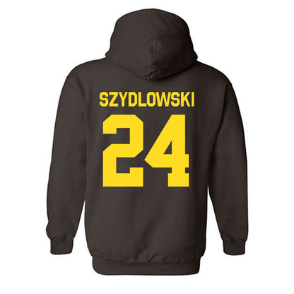 Western Michigan - NCAA Men's Ice Hockey : Garrett Szydlowski - Classic Shersey Hooded Sweatshirt-1