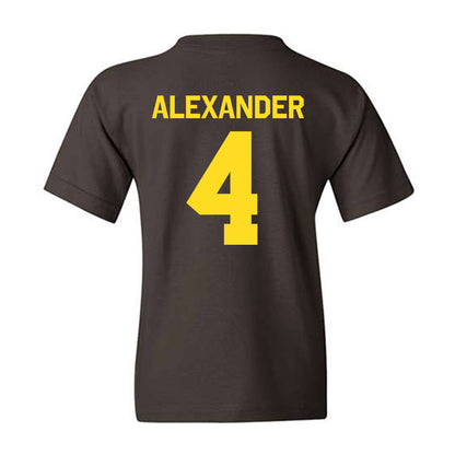 Western Michigan - NCAA Football : Austin Alexander - Classic Shersey Youth T-Shirt-1