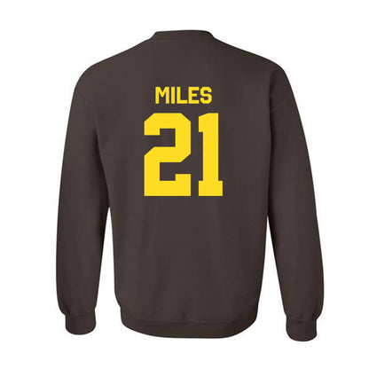Western Michigan - NCAA Football : CJ Miles - Classic Shersey Crewneck Sweatshirt-1