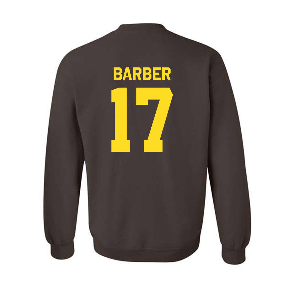 Western Michigan - NCAA Football : Camron Barber - Classic Shersey Crewneck Sweatshirt-1