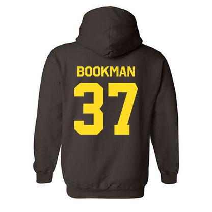 Western Michigan - NCAA Men's Ice Hockey : Zach Bookman - Classic Shersey Hooded Sweatshirt-1