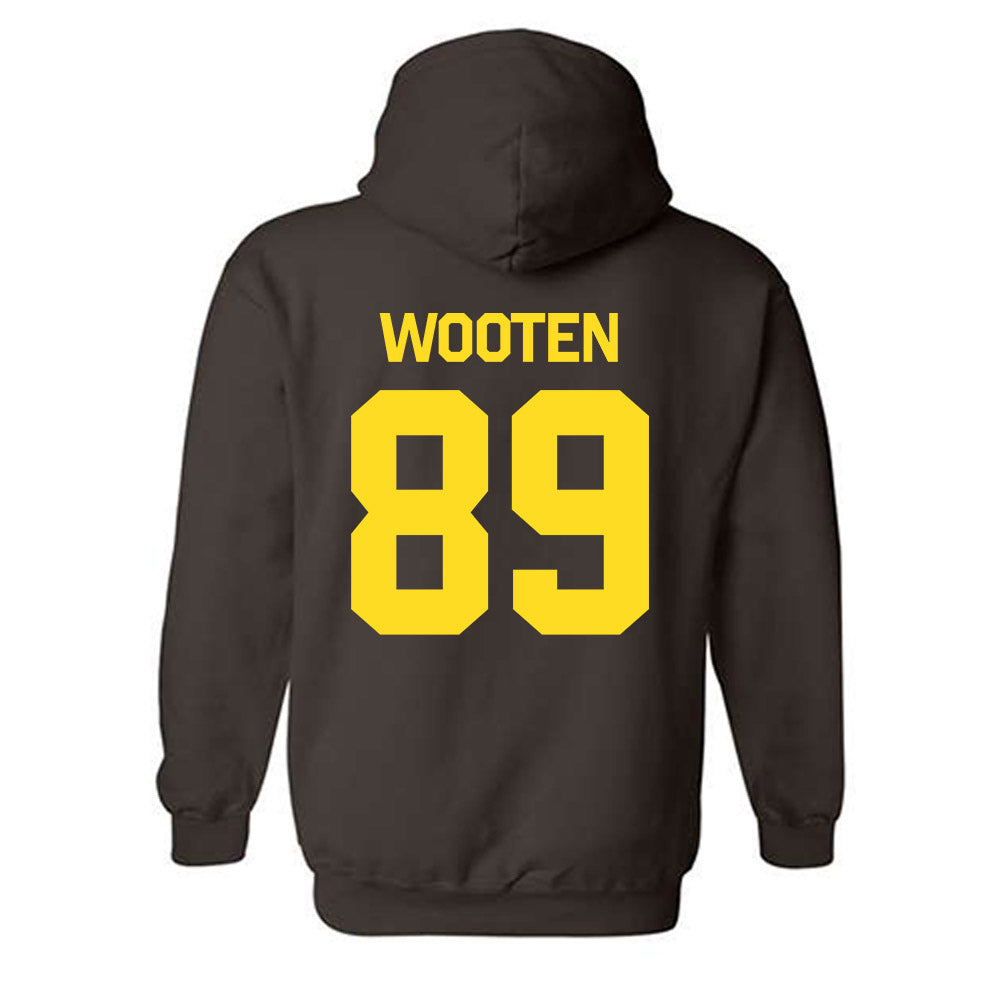 Western Michigan - NCAA Football : Brennan Wooten - Classic Shersey Hooded Sweatshirt-1