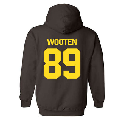 Western Michigan - NCAA Football : Brennan Wooten - Classic Shersey Hooded Sweatshirt-1