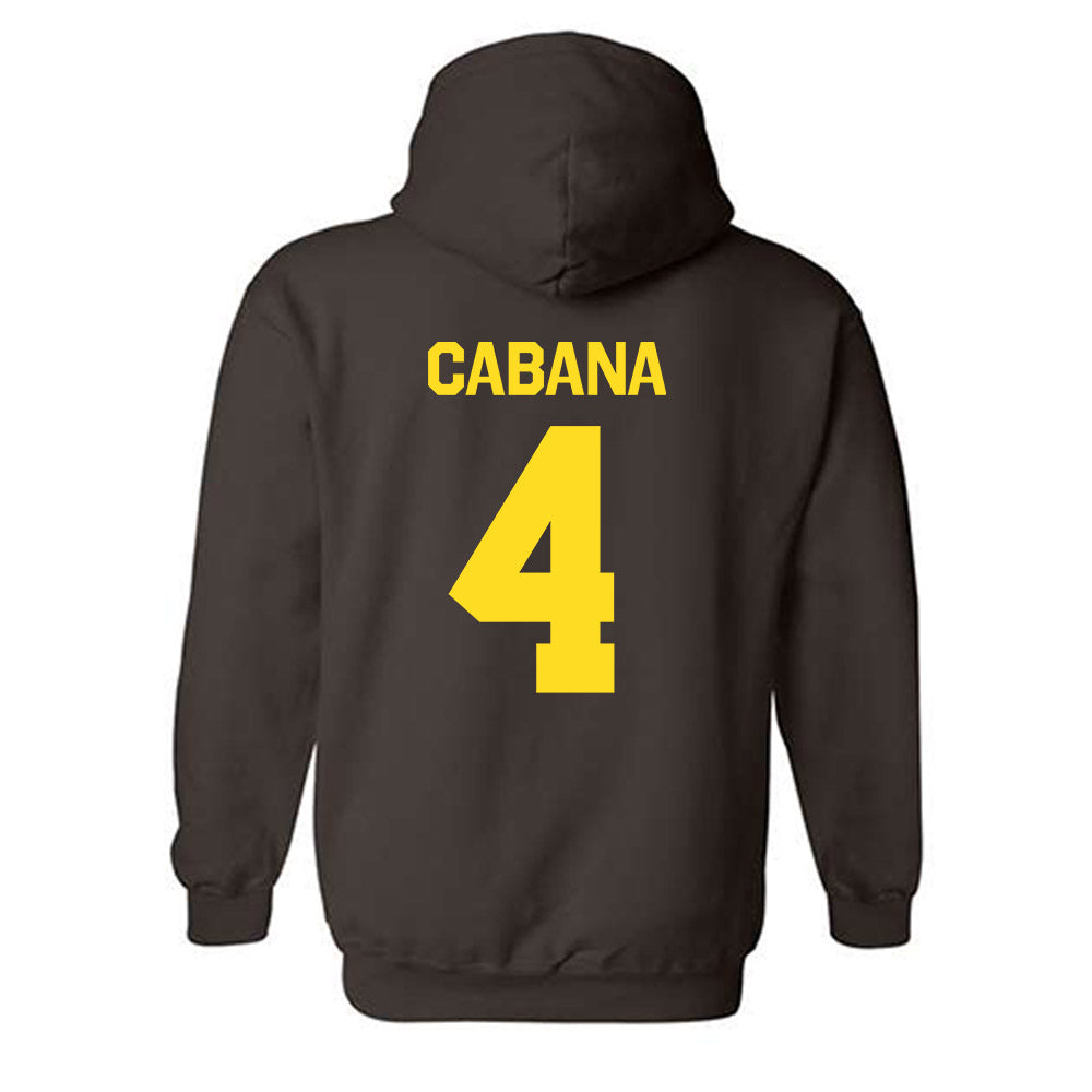 Western Michigan - NCAA Football : Cole Cabana - Classic Shersey Hooded Sweatshirt-1