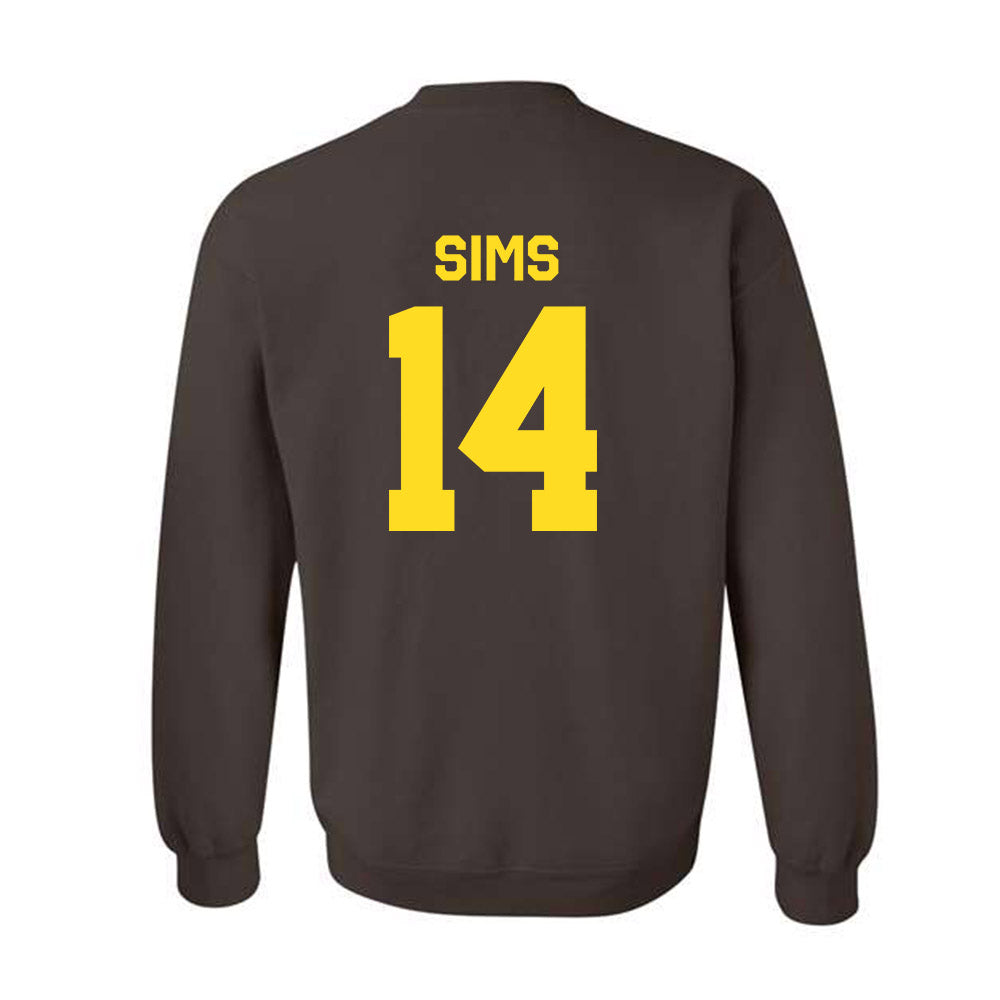 Western Michigan - NCAA Football : Jarvarius Sims - Classic Shersey Crewneck Sweatshirt-1