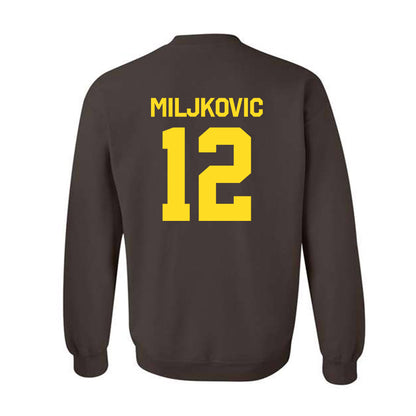 Western Michigan - NCAA Women's Basketball : Isabella Miljkovic - Classic Shersey Crewneck Sweatshirt-1