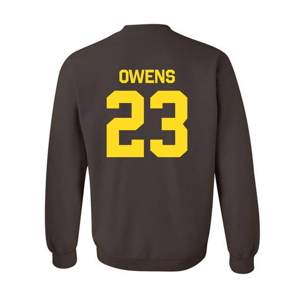 Western Michigan - NCAA Football : Tahj Owens - Classic Shersey Crewneck Sweatshirt-1