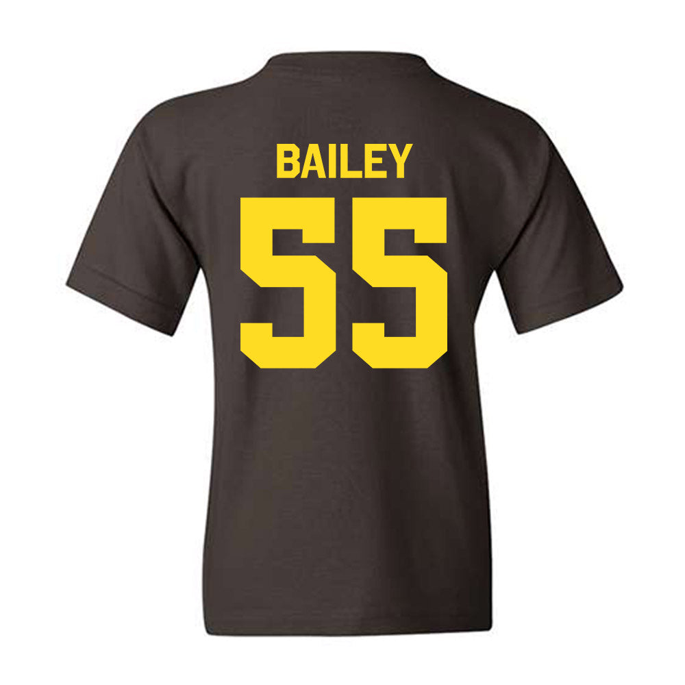 Western Michigan - NCAA Football : Jacob Bailey - Classic Shersey Youth T-Shirt-1