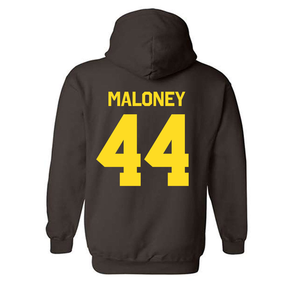 Western Michigan - NCAA Baseball : Matt Maloney - Classic Shersey Hooded Sweatshirt-1