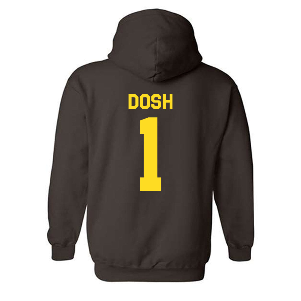 Western Michigan - NCAA Football : Jaxson Dosh - Classic Shersey Hooded Sweatshirt-1