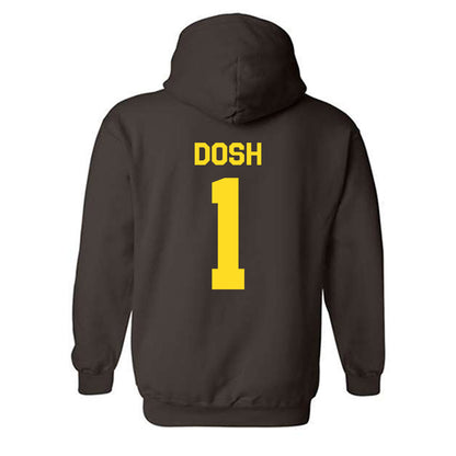 Western Michigan - NCAA Football : Jaxson Dosh - Classic Shersey Hooded Sweatshirt-1