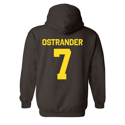 Western Michigan - NCAA Baseball : Connor Ostrander - Classic Shersey Hooded Sweatshirt-1