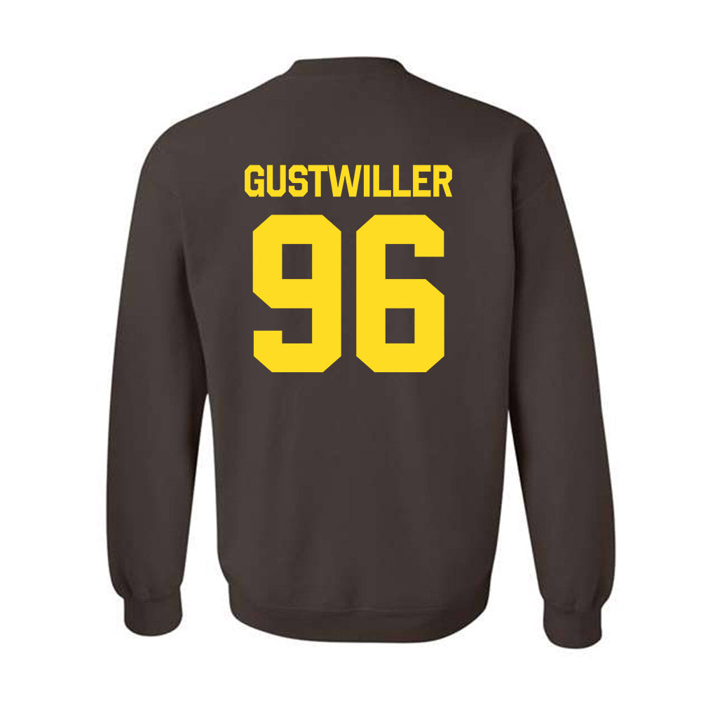 Western Michigan - NCAA Football : Dalton Gustwiller - Classic Shersey Crewneck Sweatshirt-1