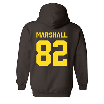 Western Michigan - NCAA Football : Terence Marshall - Classic Shersey Hooded Sweatshirt-1