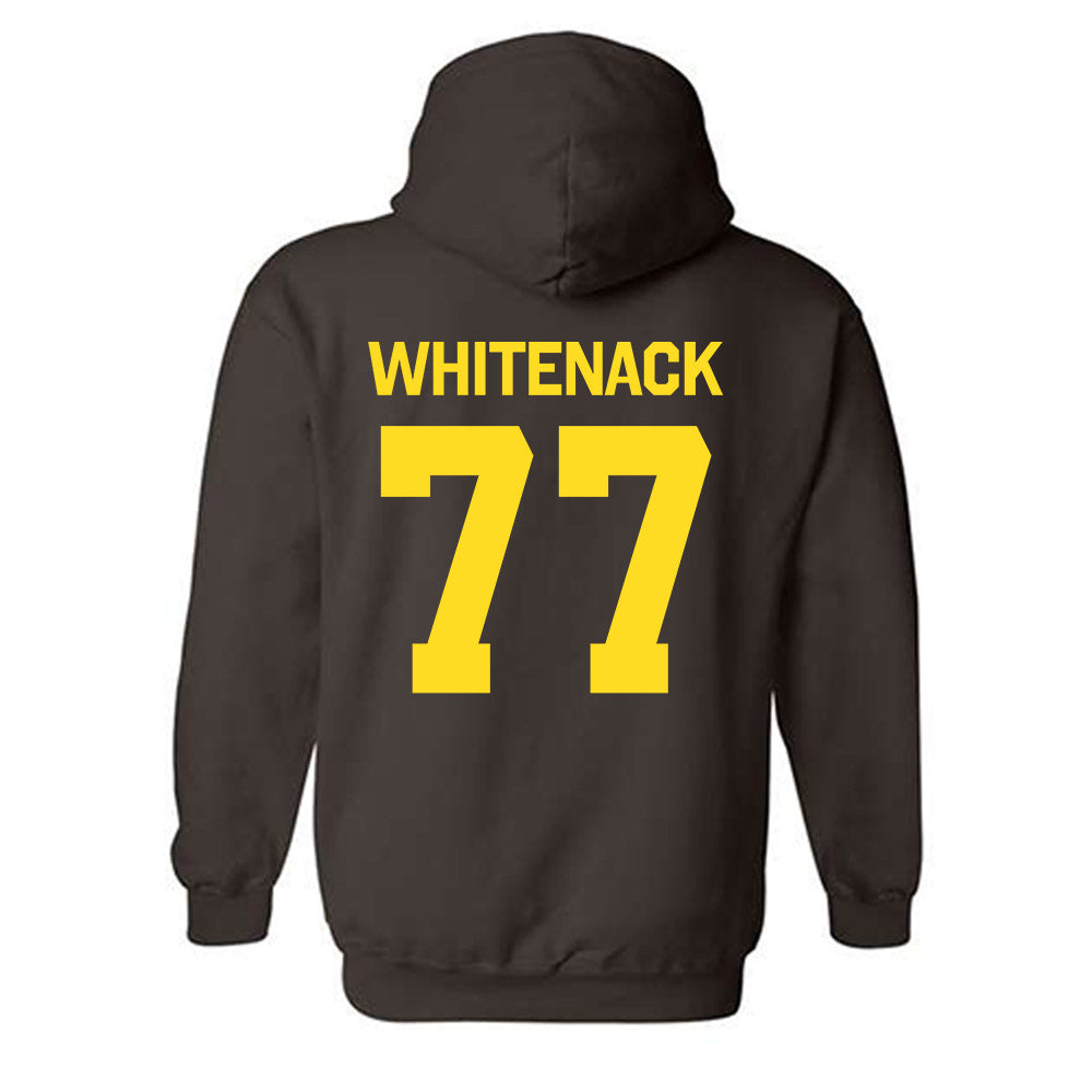 Western Michigan - NCAA Football : Hunter Whitenack - Classic Shersey Hooded Sweatshirt-1