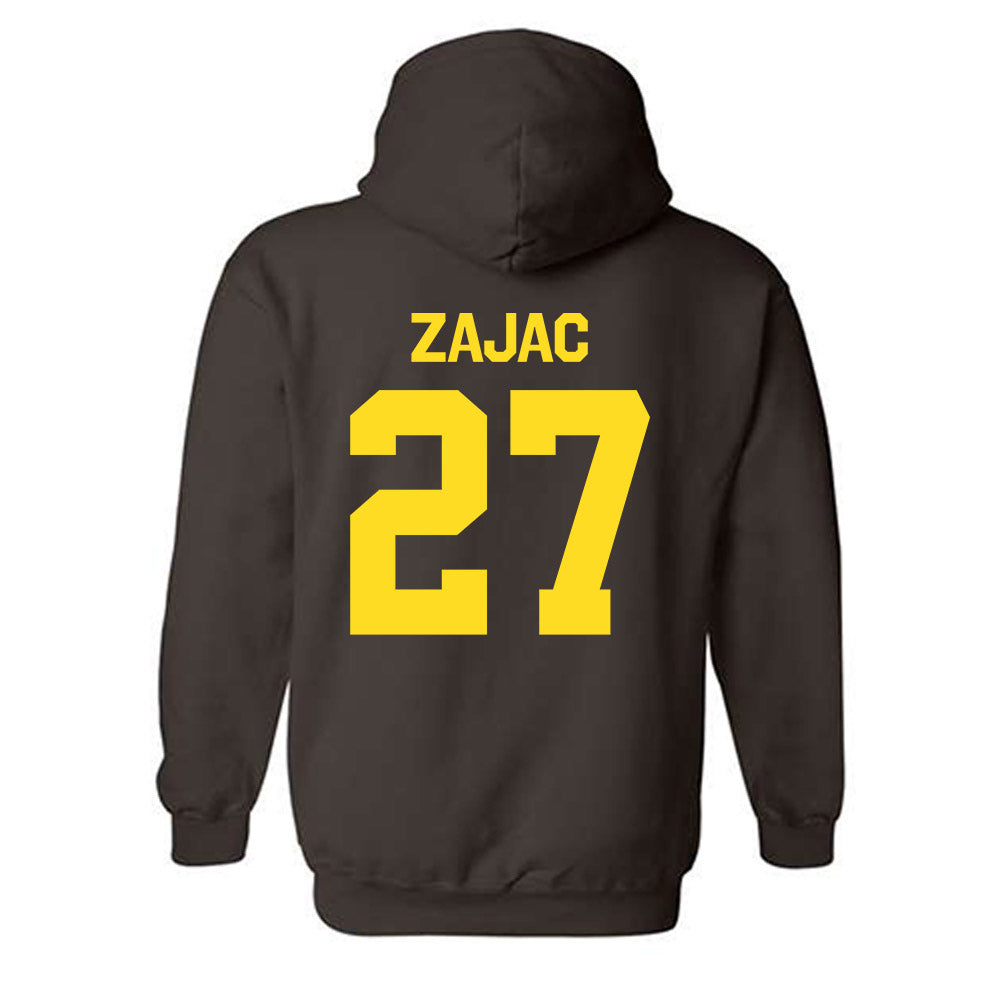 Western Michigan - NCAA Baseball : Nolan Zajac - Classic Shersey Hooded Sweatshirt-1