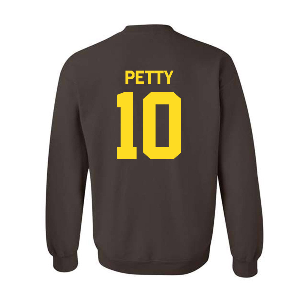 Western Michigan - NCAA Football : Trey Petty - Classic Shersey Crewneck Sweatshirt-1
