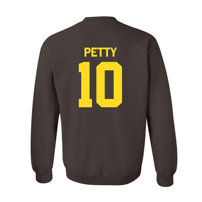 Western Michigan - NCAA Football : Trey Petty - Classic Shersey Crewneck Sweatshirt-1