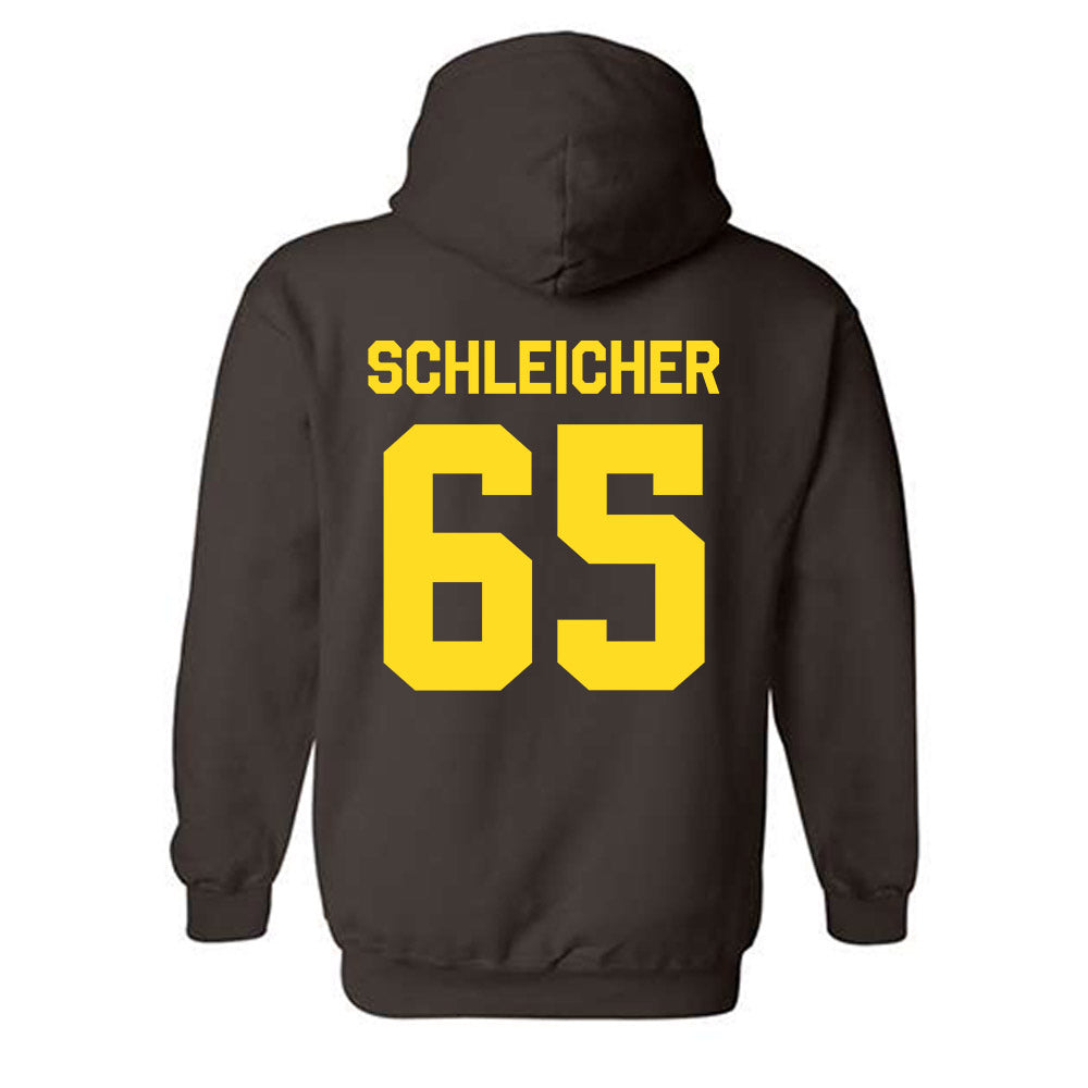 Western Michigan - NCAA Football : Jeremy Schleicher - Classic Shersey Hooded Sweatshirt-1