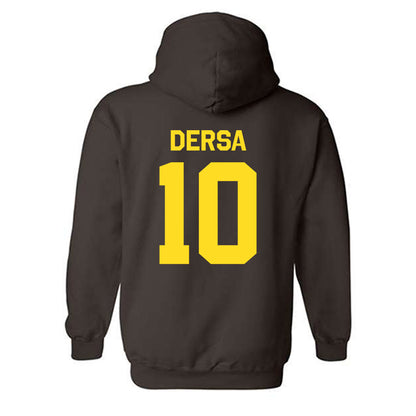 Western Michigan - NCAA Football : Michael Dersa - Classic Shersey Hooded Sweatshirt-1