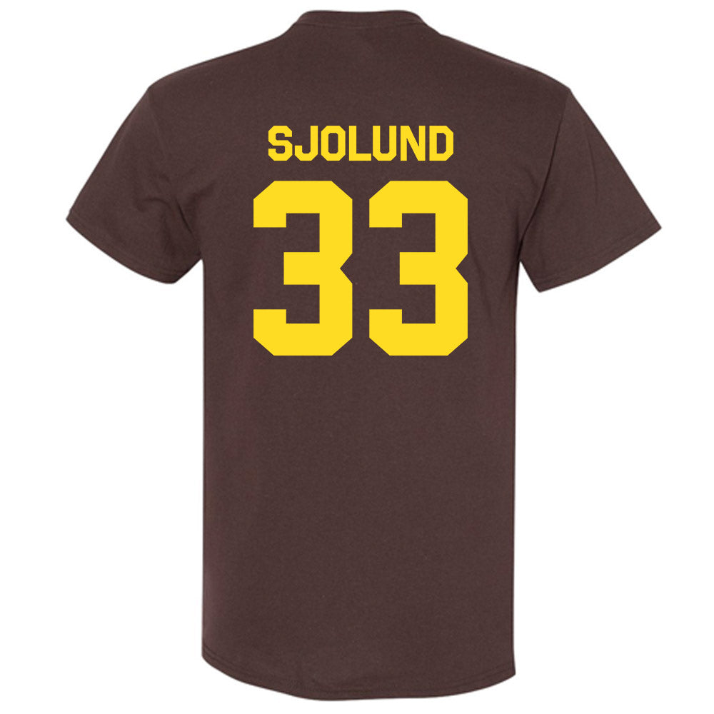 Western Michigan - NCAA Men's Ice Hockey : Samuel Sjolund - Classic Shersey T-Shirt-1
