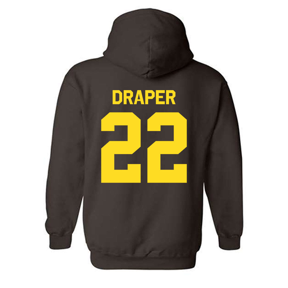 Western Michigan - NCAA Men's Basketball : Ramere Draper - Classic Shersey Hooded Sweatshirt-1