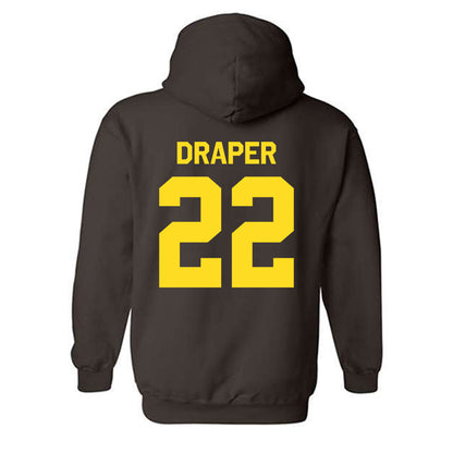 Western Michigan - NCAA Men's Basketball : Ramere Draper - Classic Shersey Hooded Sweatshirt-1