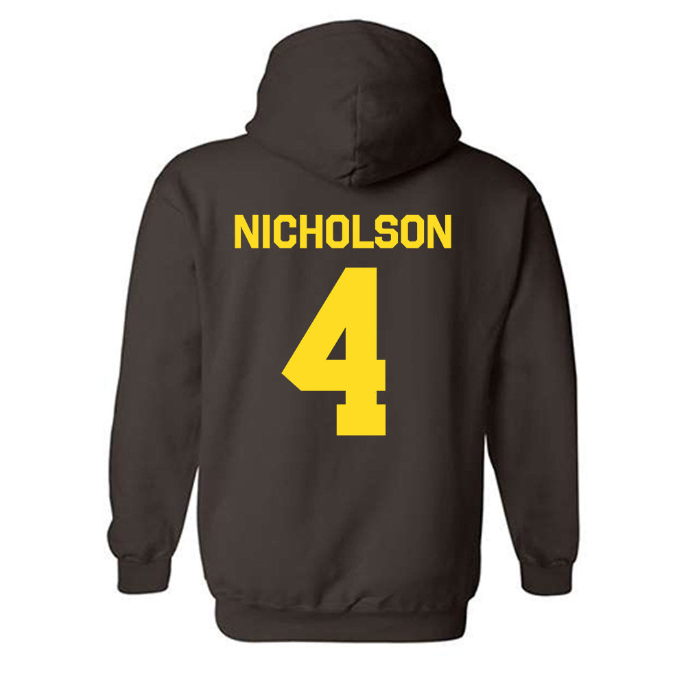 Western Michigan - NCAA Men's Soccer : Joshua Nicholson - Classic Shersey Hooded Sweatshirt-1