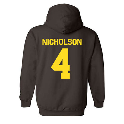 Western Michigan - NCAA Men's Soccer : Joshua Nicholson - Classic Shersey Hooded Sweatshirt-1