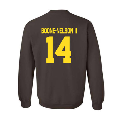 Western Michigan - NCAA Football : Keivin Boone-Nelson II - Classic Shersey Crewneck Sweatshirt-1
