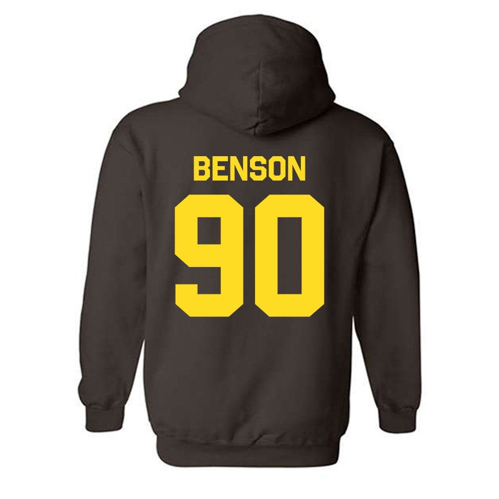 Western Michigan - NCAA Football : Jori Benson - Classic Shersey Hooded Sweatshirt-1